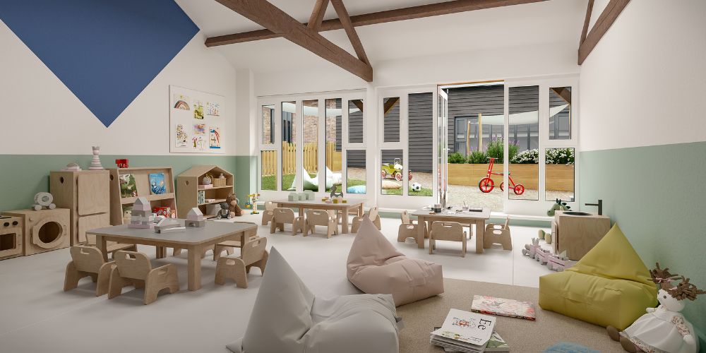 Hertfordshire nursery playroom